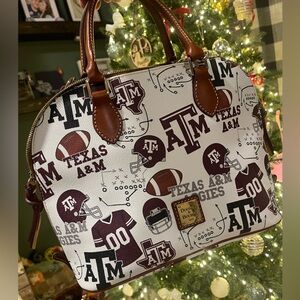 Dooney & Bourke Texas A&M Purse - Maroon and White